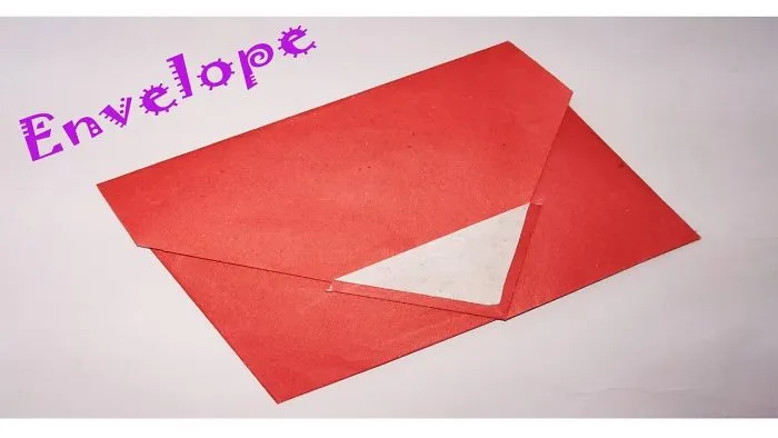 Envelope Making Without Glue Tape And Scissors