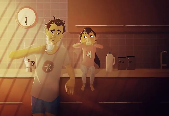 This Artist Illustrates His Sweet Childhood Memories So Well The Results May Move You To Tears