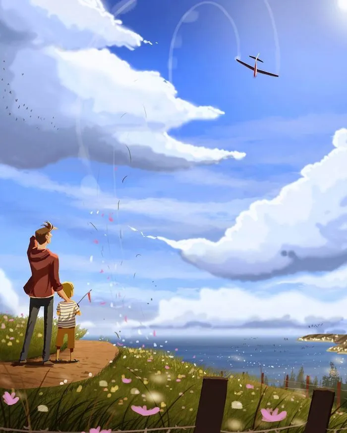 This Artist Illustrates His Sweet Childhood Memories So Well The Results May Move You To Tears