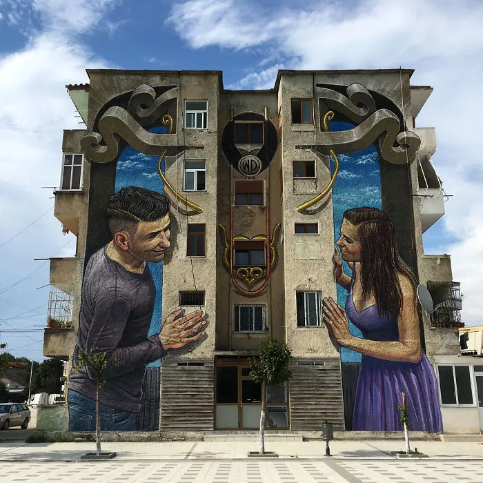 Artist Creates Large Scale Street Art Murals Across Europe, Makes Boring Buildings Interesting