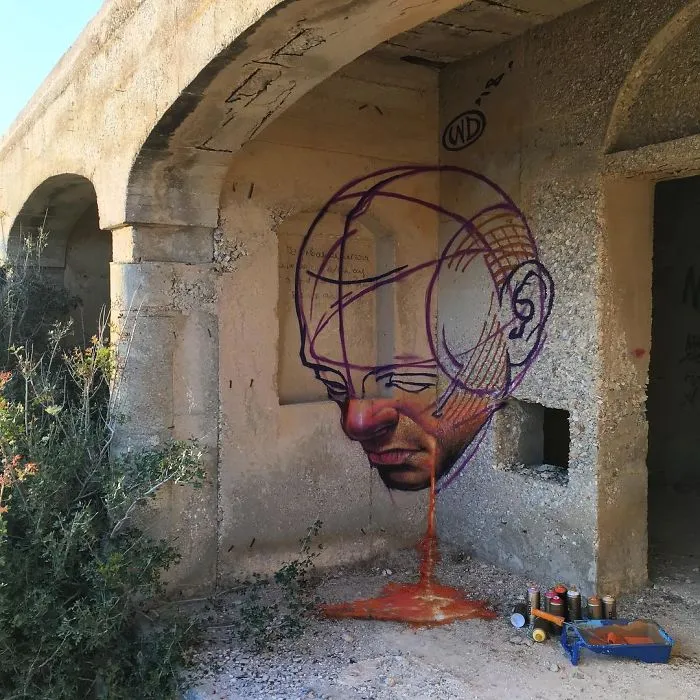 Artist Creates Large Scale Street Art Murals Across Europe, Makes Boring Buildings Interesting