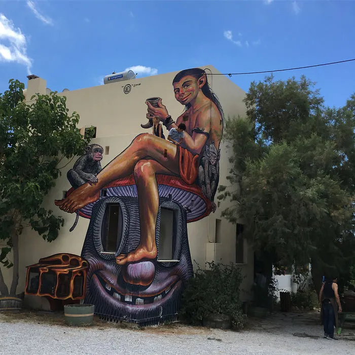 Artist Creates Large Scale Street Art Murals Across Europe, Makes Boring Buildings Interesting