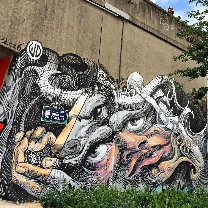 Artist Creates Large Scale Street Art Murals Across Europe, Makes Boring Buildings Interesting