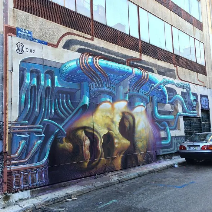 Artist Creates Large Scale Street Art Murals Across Europe, Makes Boring Buildings Interesting