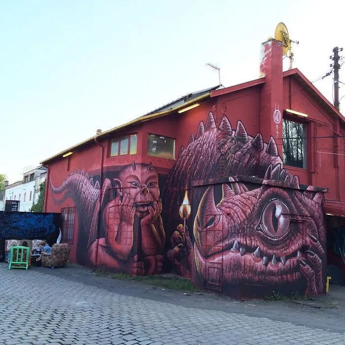 Artist Creates Large Scale Street Art Murals Across Europe, Makes Boring Buildings Interesting