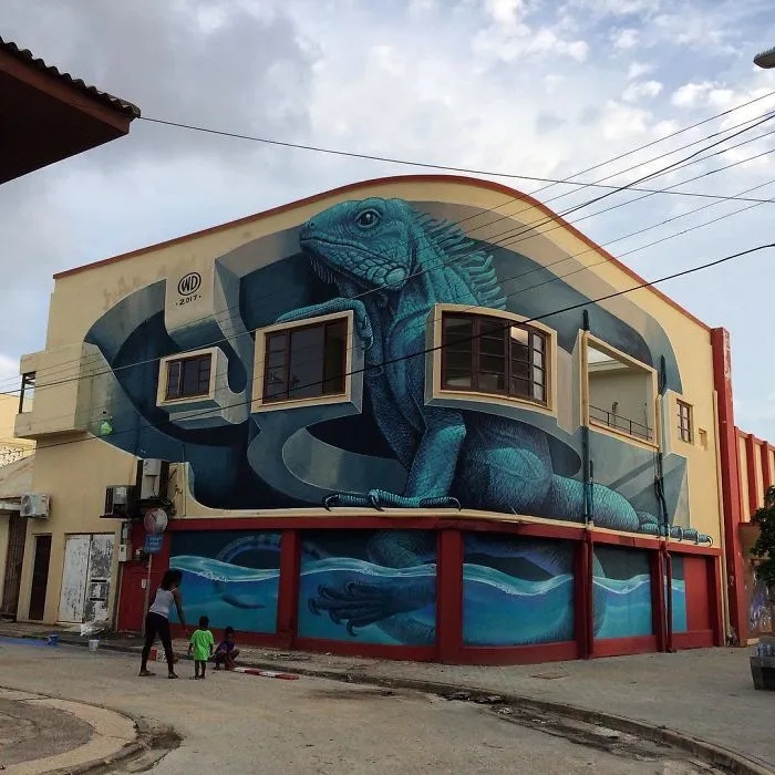 Artist Creates Large Scale Street Art Murals Across Europe, Makes Boring Buildings Interesting