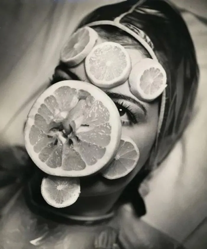 Mascarilla de fruta, años 30