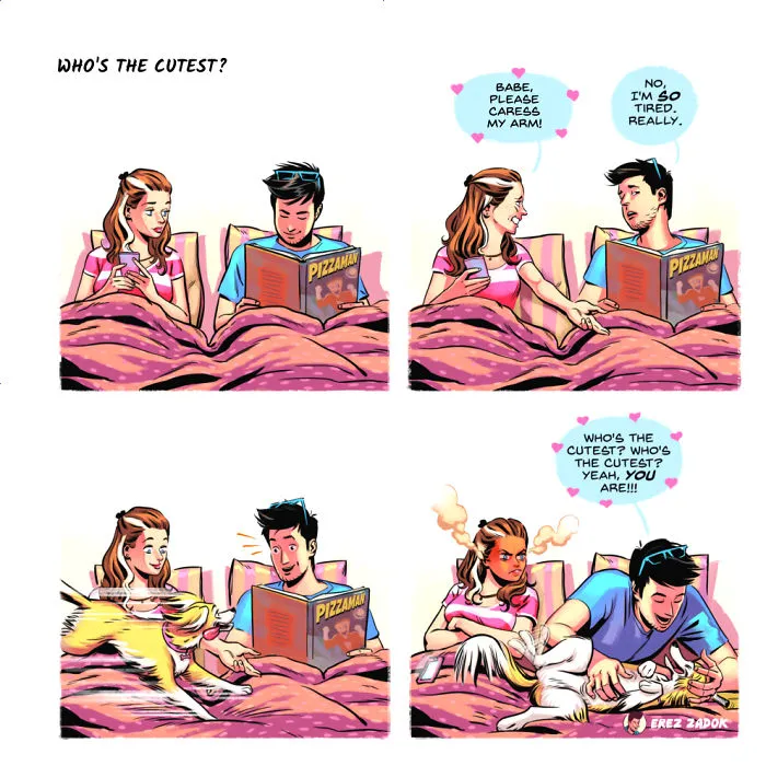 14 Comics That Capture My Life With My Wife, A Hyperactive Dog And A Newborn Baby