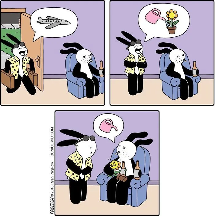 My 67 Cute Bunny Comics That Often Don't End Well
