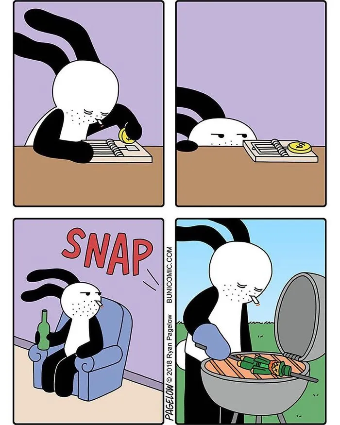 My 67 Cute Bunny Comics That Often Don't End Well