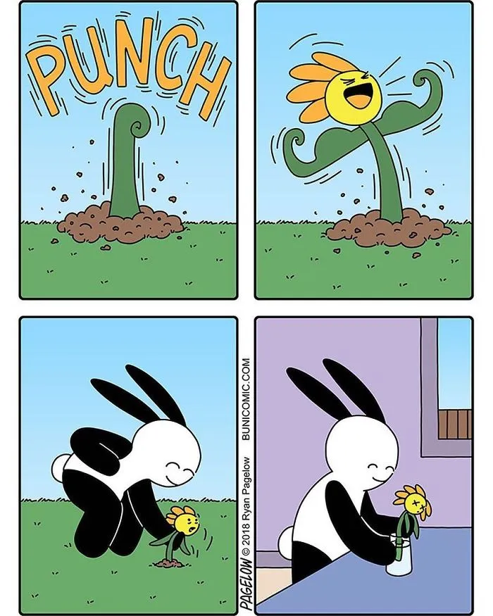 My 67 Cute Bunny Comics That Often Don't End Well