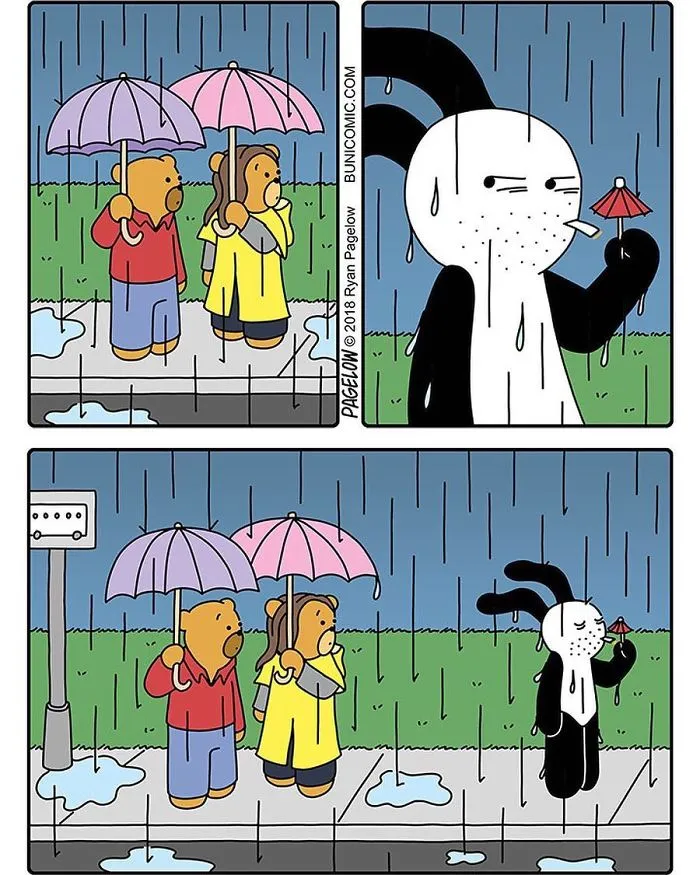 My 67 Cute Bunny Comics That Often Don't End Well