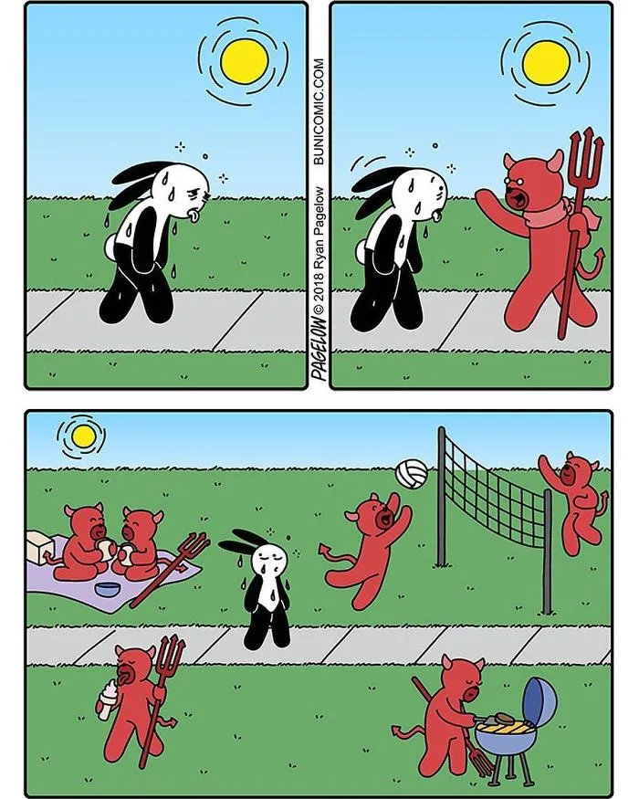 My 67 Cute Bunny Comics That Often Don't End Well