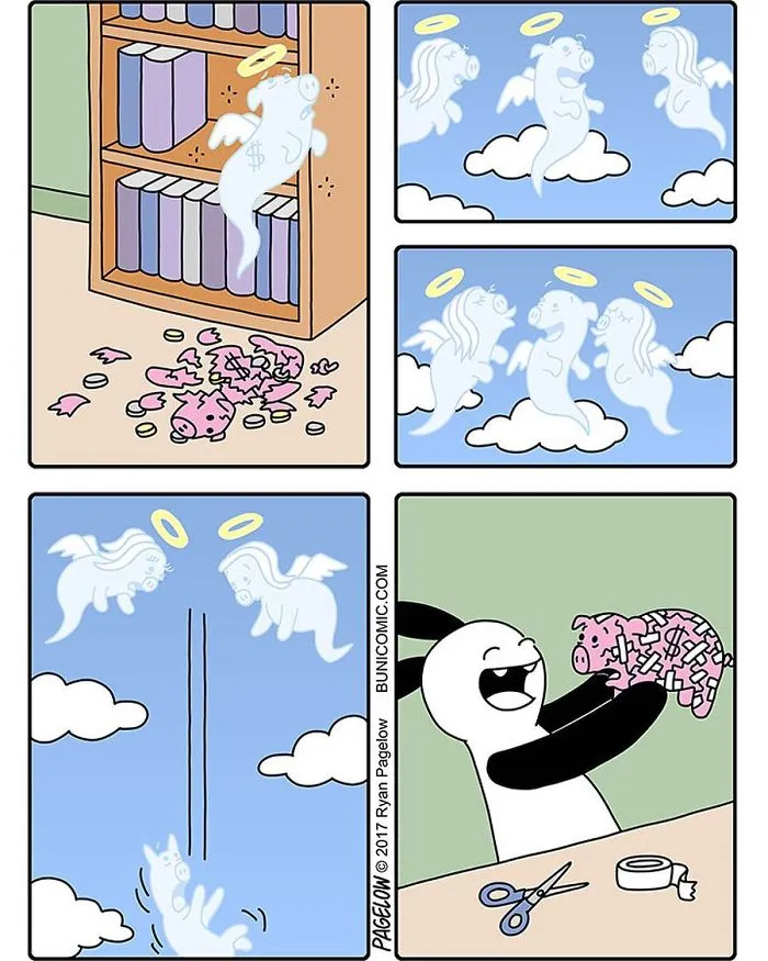 My 67 Cute Bunny Comics That Often Don't End Well