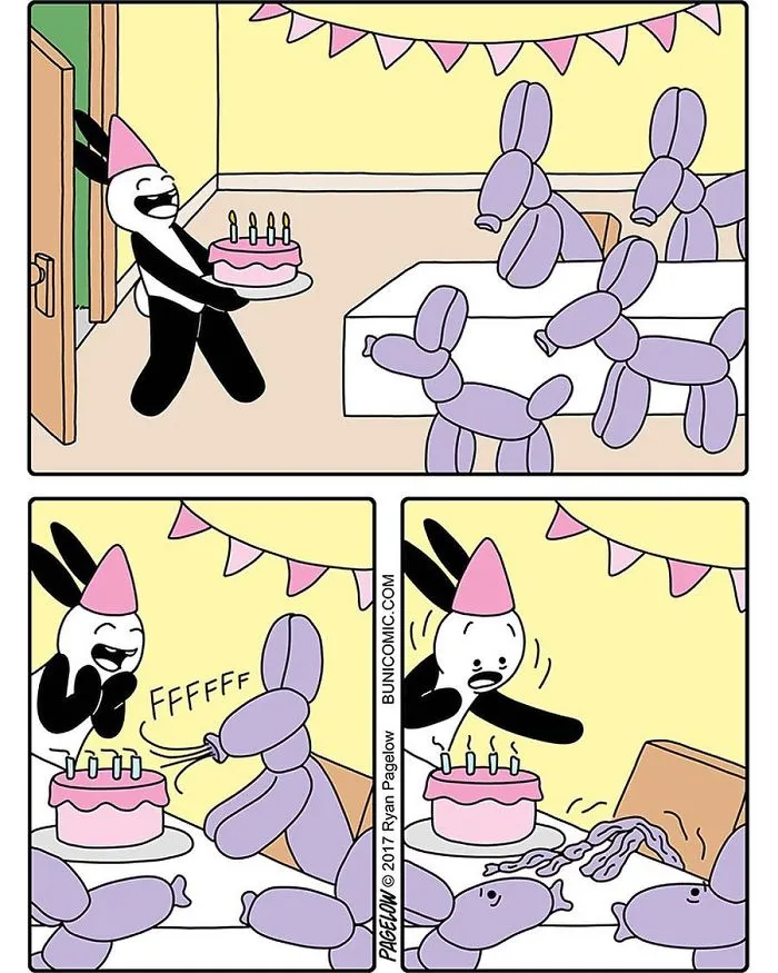My 67 Cute Bunny Comics That Often Don't End Well