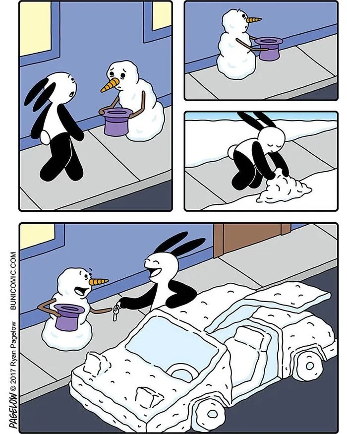 My 67 Cute Bunny Comics That Often Don't End Well