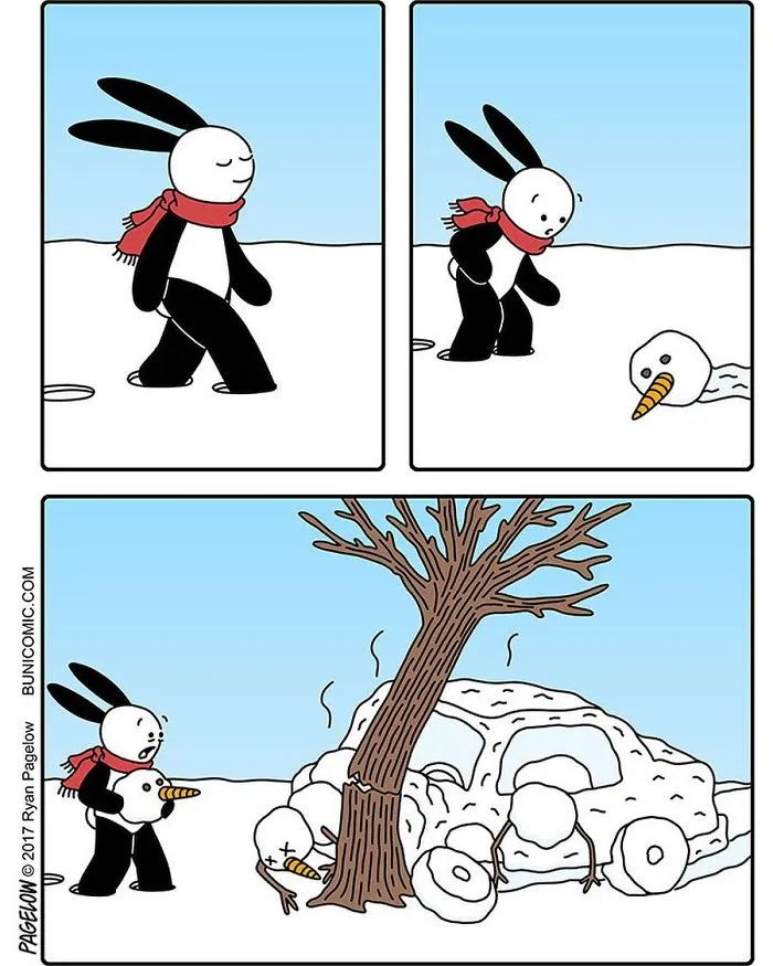 My 67 Cute Bunny Comics That Often Don't End Well