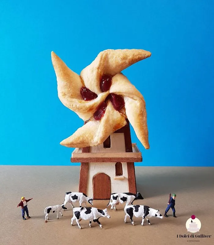 Confectioner Uses Desserts And Miniature People To Create Imaginary Situations