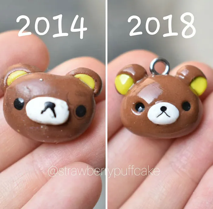 Artist Tries To Recreate Her Old Artworks, Gets Pleasantly Surprised By How Much She Has Evolved (41 Pics)