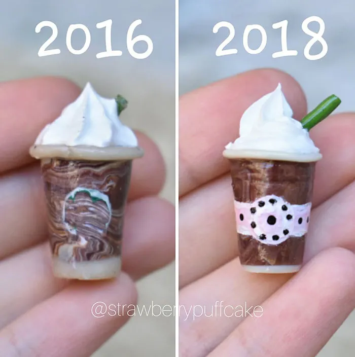 Artist Tries To Recreate Her Old Artworks, Gets Pleasantly Surprised By How Much She Has Evolved (41 Pics)
