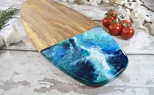 I Decorate Chopping Boards With Resin Art Inspired By Seascapes And Landscapes