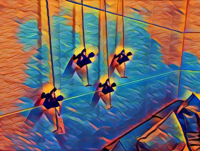 Love These Guys Climbing Walls