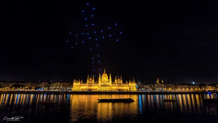 Fireworks Over The Parliament Of Hungary 2018