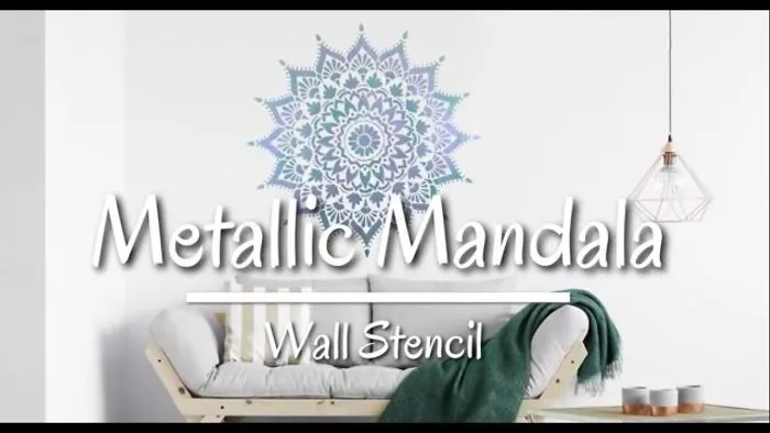 Easy Diy Mandala Masterpiece Using Stencils!