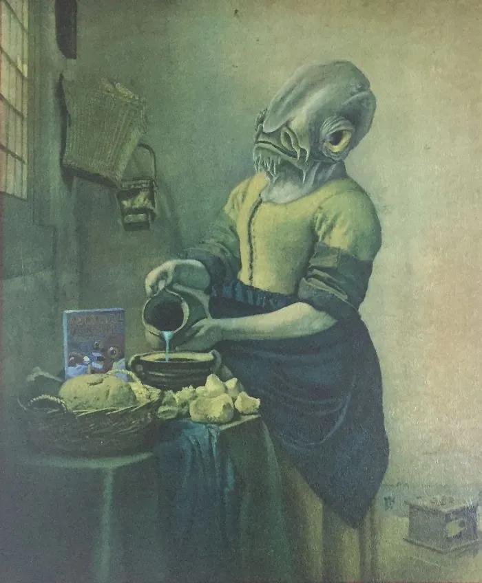 I Take Unwanted Thrift Store Art And Add A Touch Of Whimsy And Pop Culture