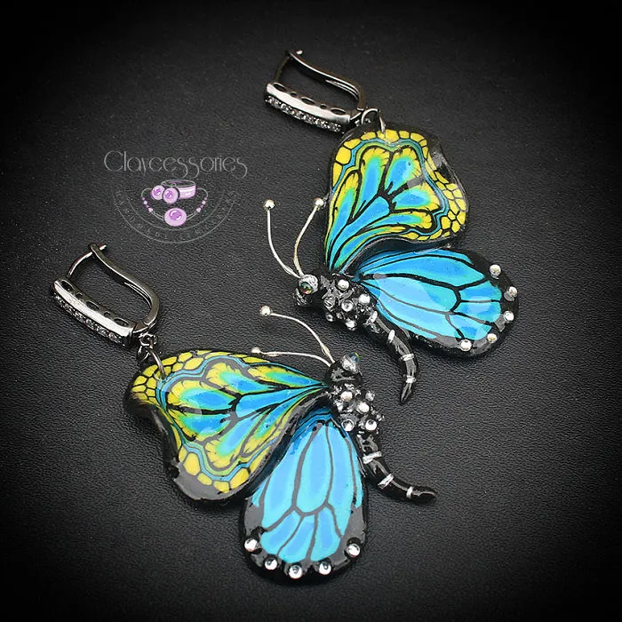 I Use Polymer Clay To Create Unique Butterfly Jewellery