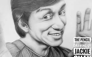 Realistic Pencil Drawing Of Jackie Chan