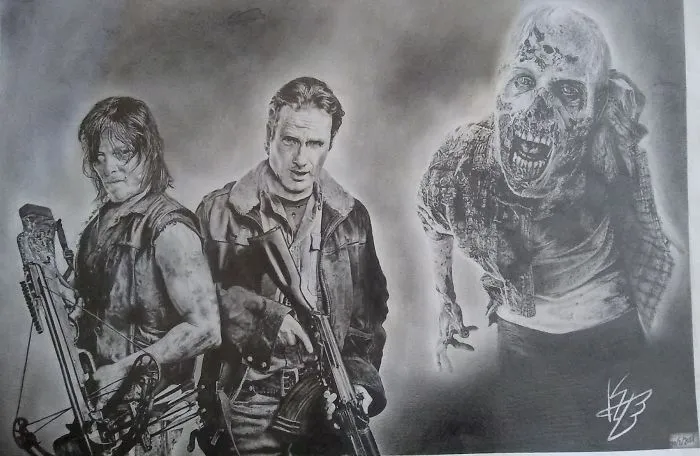 Drawing The Walking Dead