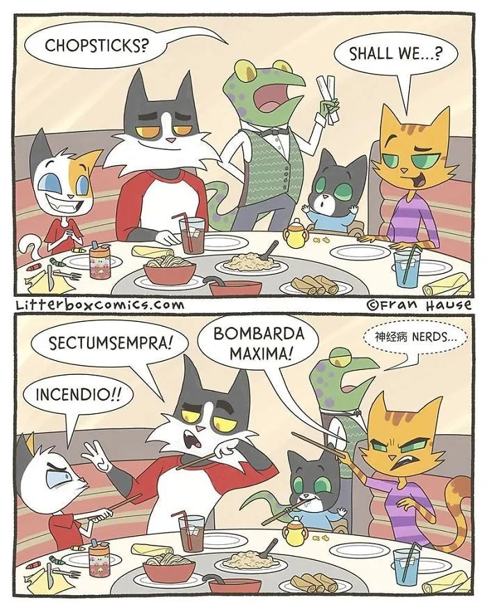 My Experience As A Mom Of Two Boys In 31 Comics With A Feline Twist