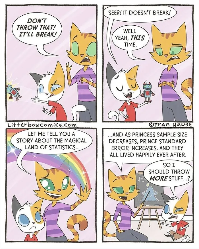 My Experience As A Mom Of Two Boys In 31 Comics With A Feline Twist