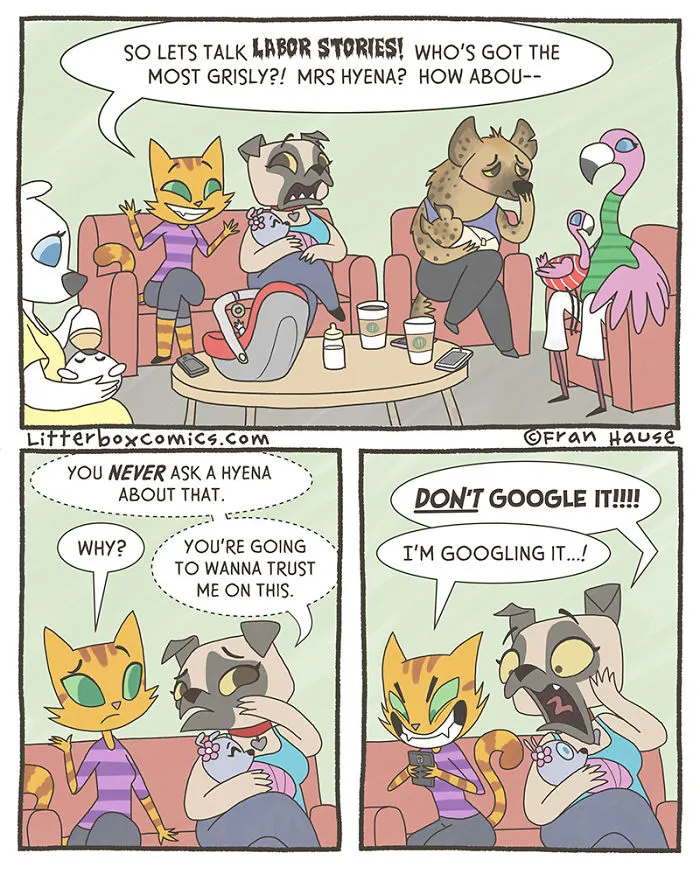 My Experience As A Mom Of Two Boys In 31 Comics With A Feline Twist