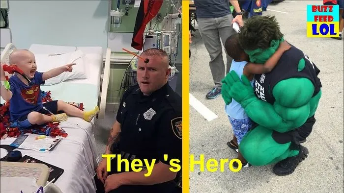 A Police Officer Dresses Up As Superheroes To Cheer Up Sick Kids, And We Need More Heroes Like Him
