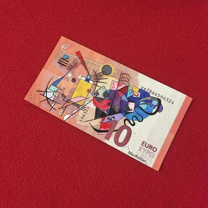 I Create My Art On Money Notes And Have It Travel Around The World
