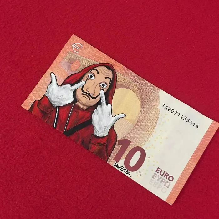 I Create My Art On Money Notes And Have It Travel Around The World