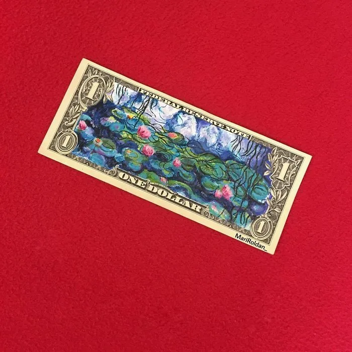 I Create My Art On Money Notes And Have It Travel Around The World