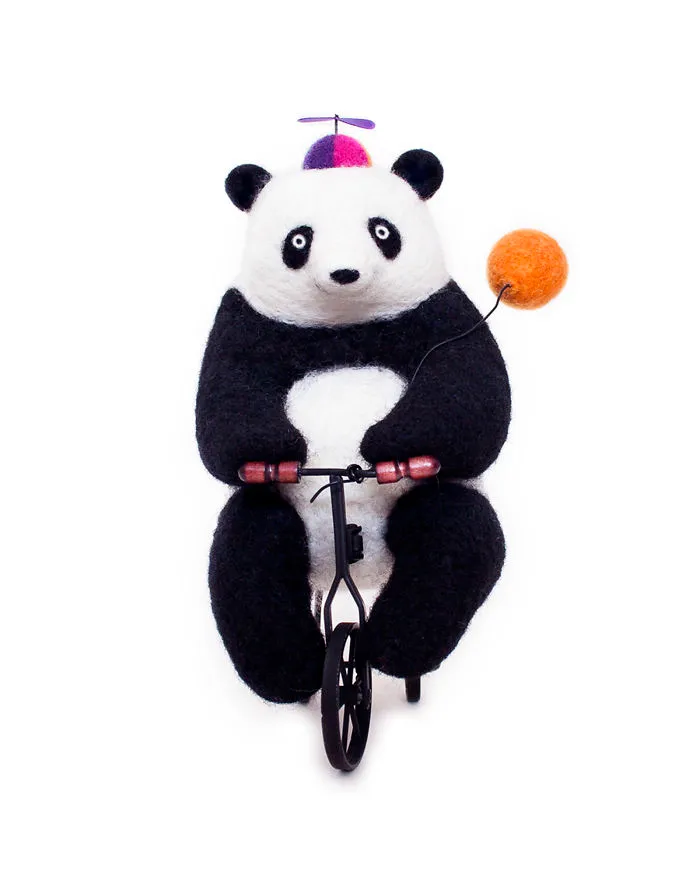 Needle Felted Panda