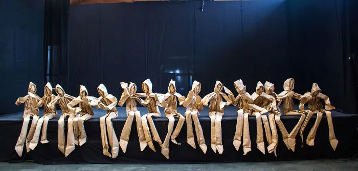 250 Life-Sized Paper People Invade The Streets To Reflect On Public Spaces In Chile