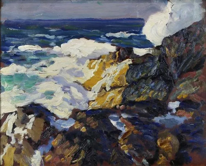 Paul Dougherty, Surf In Sunlight
01 Classic Works Of Art, Marine Paintings - With Footnotes, #131