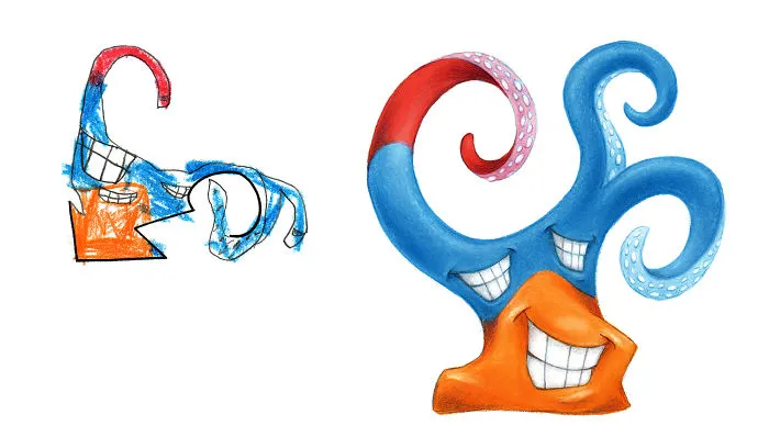 I Spend My Days Drawing Monsters Based On Kid Drawings