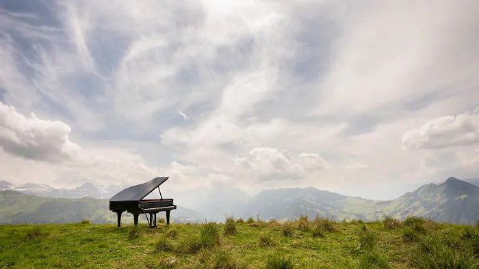 Two Guys Flew A Grand Piano Up A Swiss Mountain And Filmed An Awesome Music Video