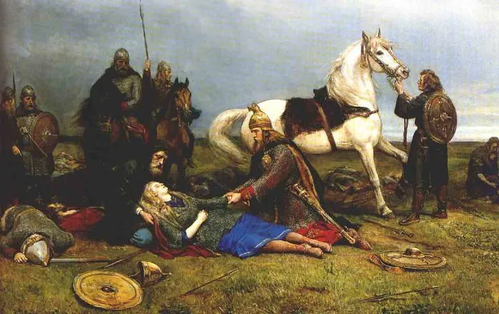 Peter Nicolai Arbo, Valkyrie's Death
01 Works - Religious Art - Paintings From Norse Mythology, With Footnotes - 1