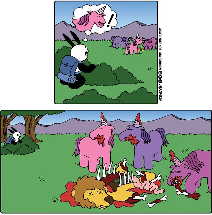 My 67 Cute Bunny Comics That Often Don't End Well