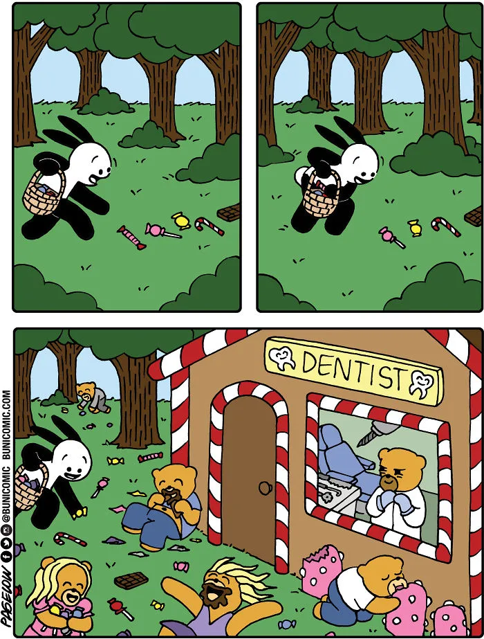 My 67 Cute Bunny Comics That Often Don't End Well