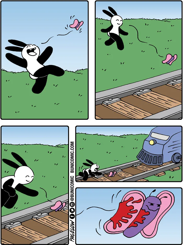 My 67 Cute Bunny Comics That Often Don't End Well