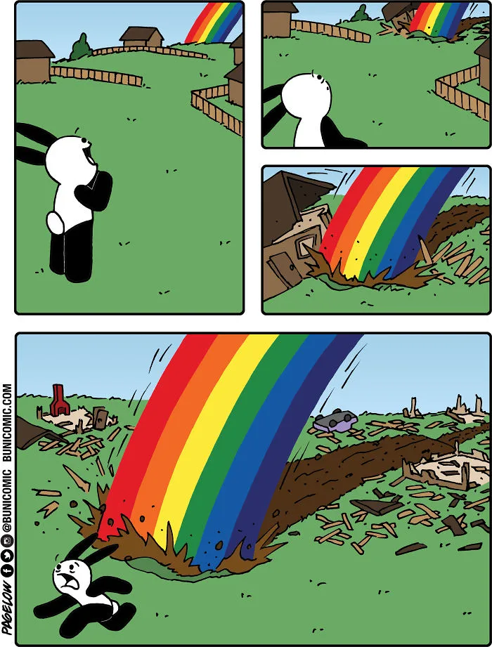 My 67 Cute Bunny Comics That Often Don't End Well