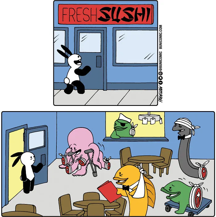 My 67 Cute Bunny Comics That Often Don't End Well